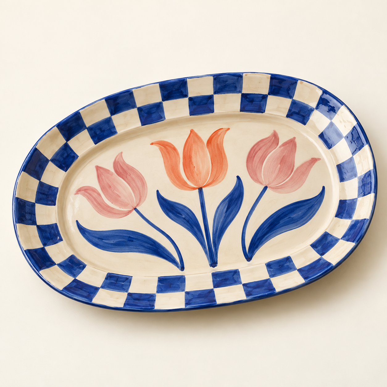Tulip Check dienblad